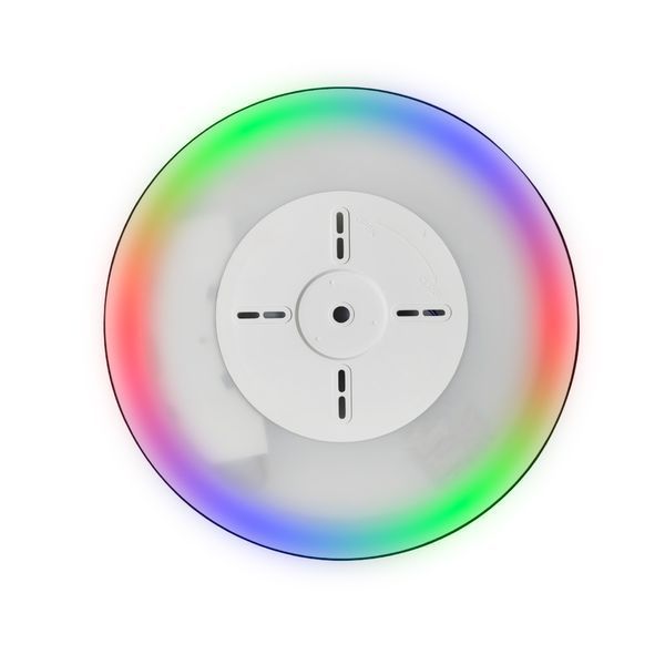 Св-к стельовий Violux MILLENNIUM BL RGB 38W 3600LM d40 круг чорний 361438 фото