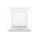 Вимикач 1кл. Panasonic Arkedia Slim швид. монтажу, біл. WNTC01012WH-UA1 фото