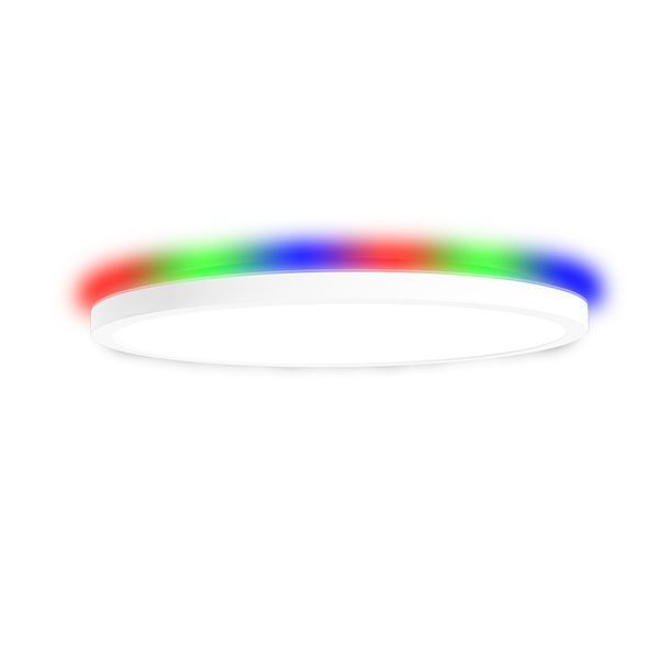 Св-к стельовий Violux MILLENNIUM BL RGB 48W 3800LM d50 круг білий 361348 фото
