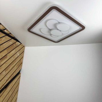 Св-к smart Violux OREO 120W 30K-60K 9000LM квадрат-пульт корич. 550мм 220415 фото