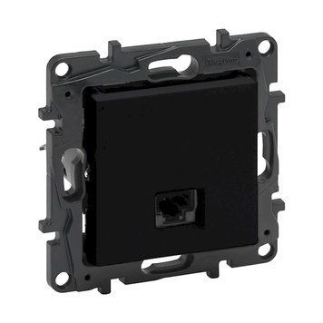 Розетка комп. RJ-45 кат.5e UTP внутр. NILOE STEP чорний 863559B фото