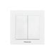 Вимикач 2 кл Karre Plus 55 (Білий) WDTC90092WH-UA1 фото